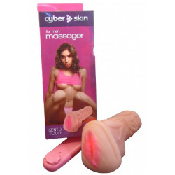 Реалистичный мастурбатор-вагина с вибрацией