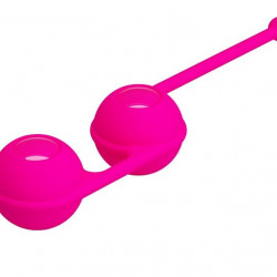 Ярко-розовые вагинальные шарики Kegel Tighten Up III